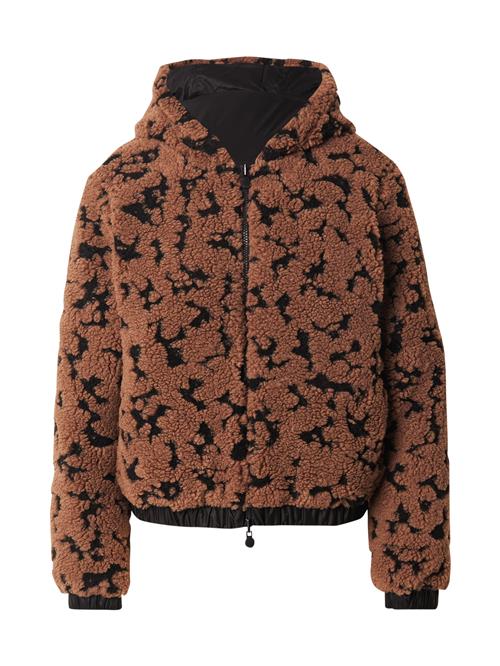 EA7 Emporio Armani Vinterjakke  brun / sort