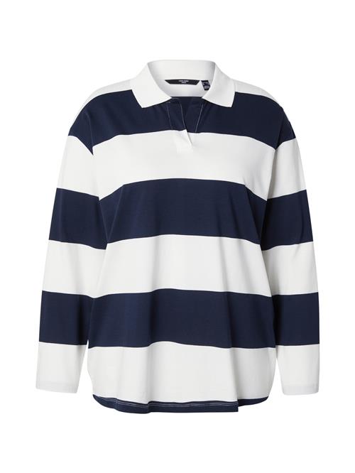 Vero Moda Curve Shirts 'VMCMOLLY'  mørkeblå / hvid