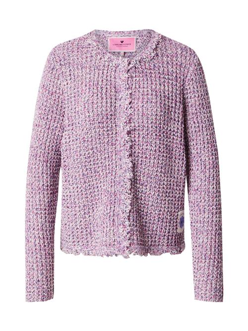 LIEBLINGSSTÜCK Cardigan 'Sinja'  lilla / lyserød / hvid