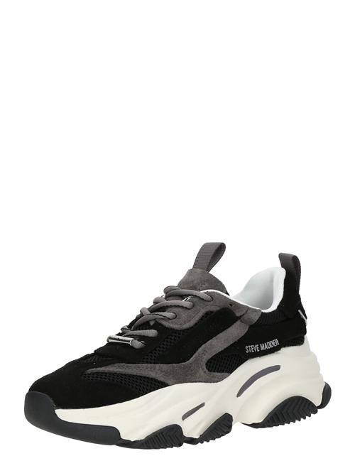 STEVE MADDEN Sneaker low 'POSSESSION'  grafit / sort / sølv