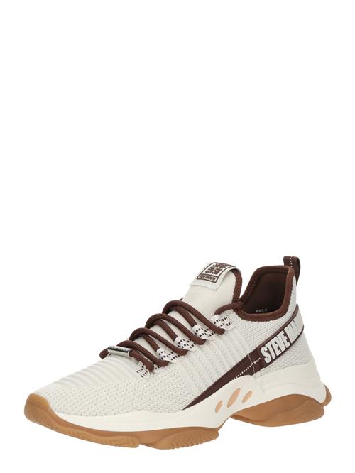 STEVE MADDEN Sneaker low 'MAC-E'  brun / hvid