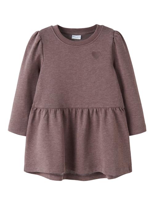NAME IT Kjole Vima Peppercorn Heart Embroidery