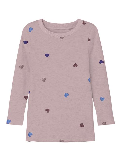 NAME IT Bluse Nutti Burnished Lilac Hearts