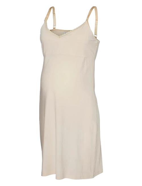 Mlfine Slip Dress 2F A. Mamalicious Cream