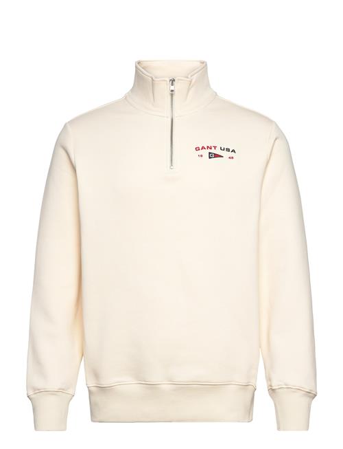 Graphic Half Zip GANT Cream