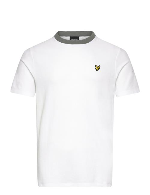 Contrast Collar T-Shirt Lyle & Scott White
