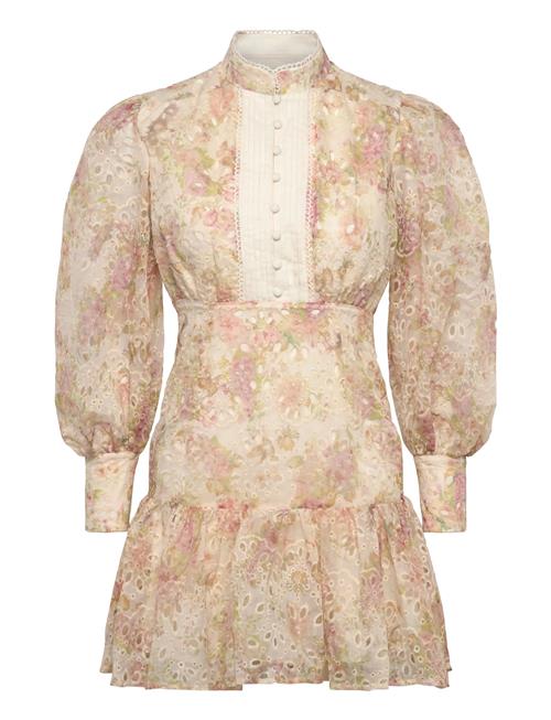 Remy Mini Broderie Dress Bardot Cream