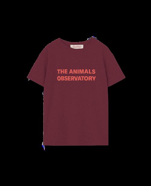 The Animals Observatory Orion T-shirt Browned Garnet  Browned Garnet 3y  Brun  3 år  Unisex