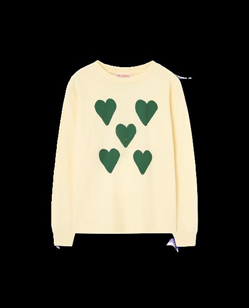 The Animals Observatory Dog T-shirt Med Lange Ærmer Flan Yellow  Flan Yellow 10y  Gul  10 år  Unisex