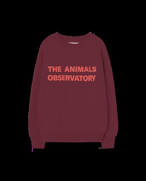 The Animals Observatory Leo Sweatshirt Browned Garnet  Browned Garnet 6y  Brun  6 år  Unisex