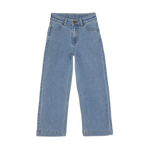 Minymo Wide Loose Fit Wide Loost Fit Jeans Light Dusty Blue  104cm    104 cm  kvinde