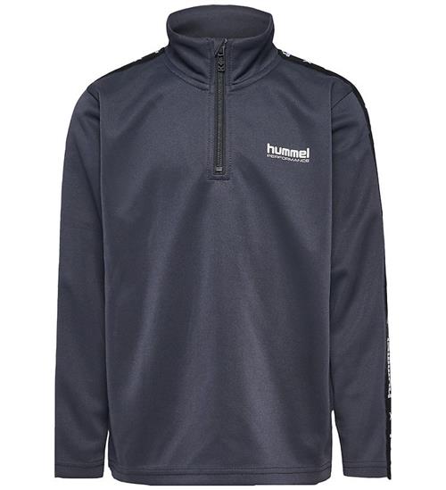 Hummel Bluse - hmlJR GOAL TAPE HALFZIP - EBONY