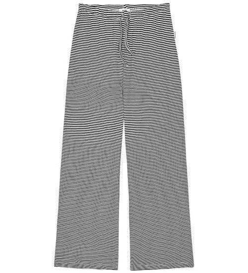 mads Nørgaard Bukser - Rib - Stripe Verona - Black/Vanilla Ice