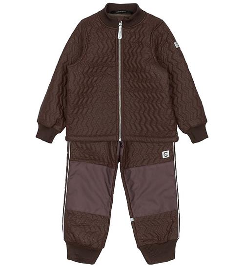 Mikk-Line Termotøj m. Fleece - Duvet - Coated - French Roast