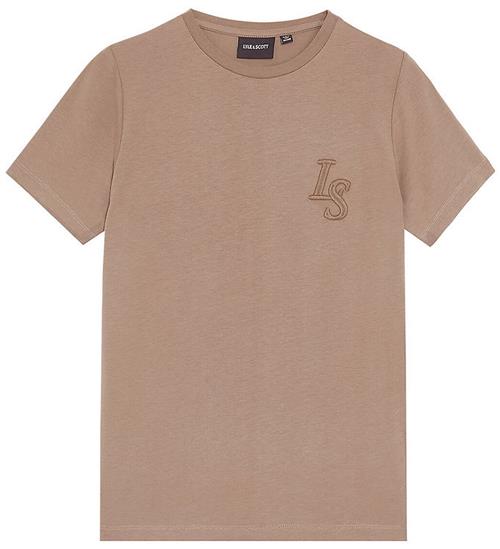 Lyle & Scott T-shirt - Monogram - Tigers Eye