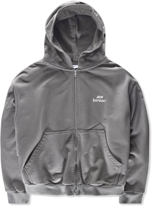 BAREEN OZ Zip Vintage Hoodie