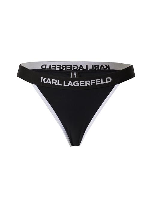 Karl Lagerfeld Bikinitrusse  sort / hvid