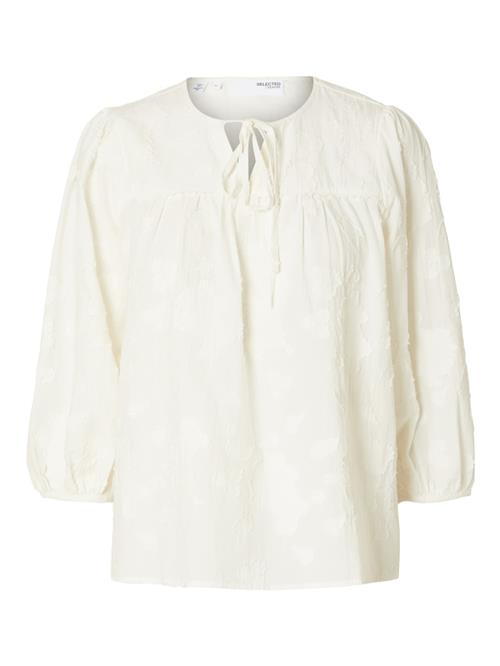 SELECTED Bluse 'CORINA'  uldhvid