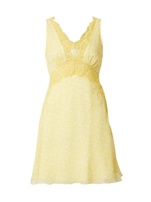Se TOPSHOP Sommerkjole  lysegul / hvid ved About You