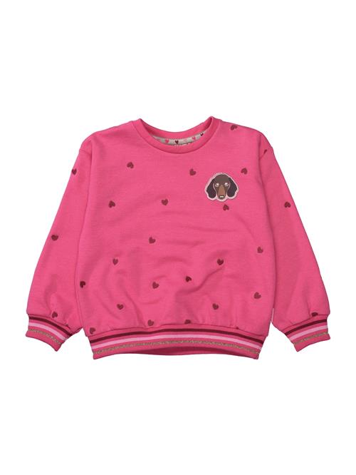 STACCATO Sweatshirt  brun / pink / burgunder / sort