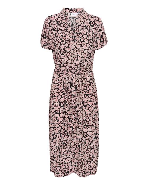 SAINT TROPEZ Blusekjole 'BlancaSZ'  lysviolet / rosé / sort