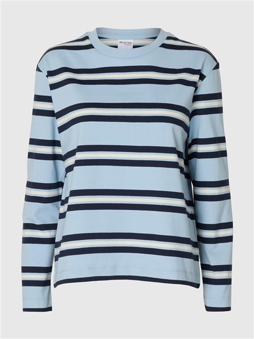 SELECTED Shirts  navy / pastelblå / hvid