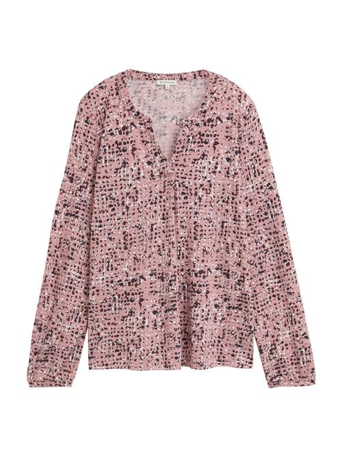TOM TAILOR Bluse  elfenben / aubergine / pudder