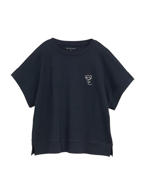 TOM TAILOR Shirts  mørkeblå / hvid
