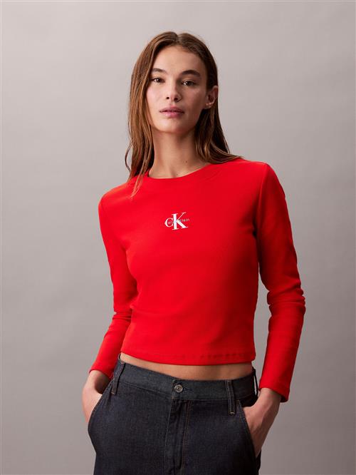 Calvin Klein Jeans Shirts  orangerød / hvid