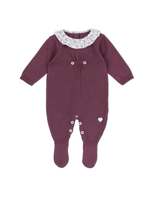 Se Chicco Overall  mørkegrøn / lyserød / bordeaux / hvid ved About You