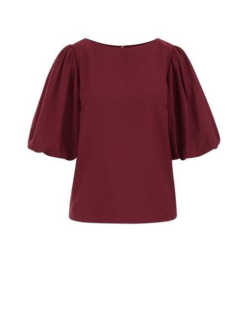 WE Fashion Bluse  burgunder / vinrød