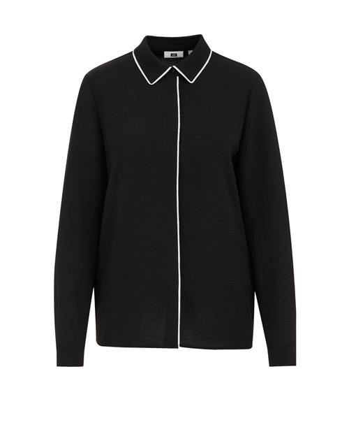 WE Fashion Bluse  sort / hvid