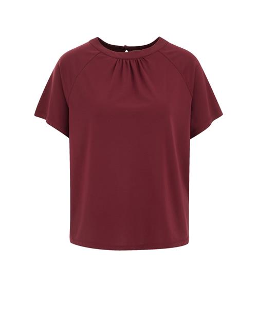 WE Fashion Shirts  mørkerød