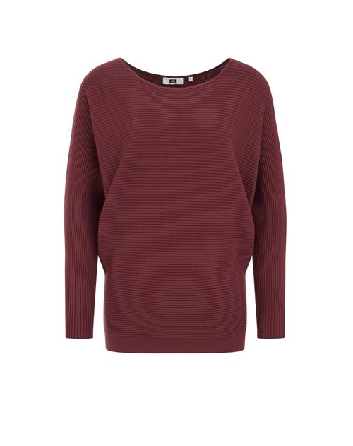 WE Fashion Pullover  mørkerød