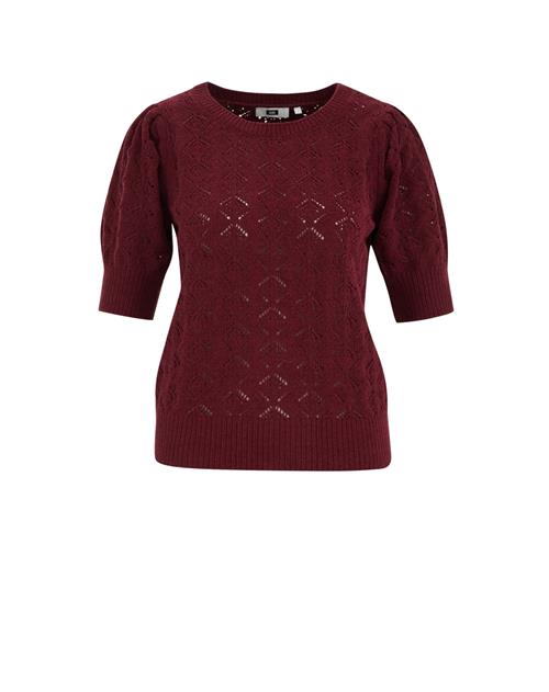 WE Fashion Pullover  burgunder
