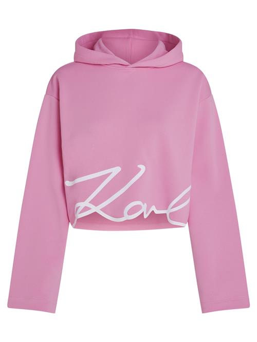Karl Lagerfeld Sweatshirt  pink / hvid