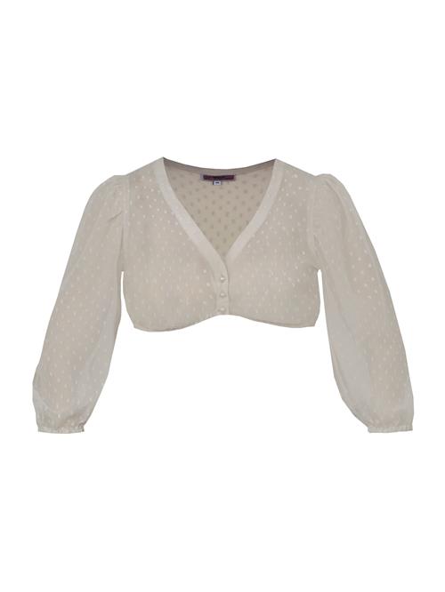 MARJO Dirdnl-bluse 'Ahorntal'  greige