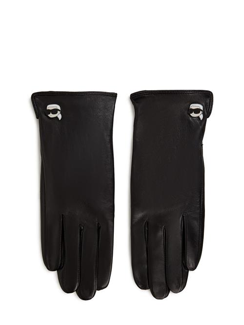 Karl Lagerfeld Fingerhandsker  sort