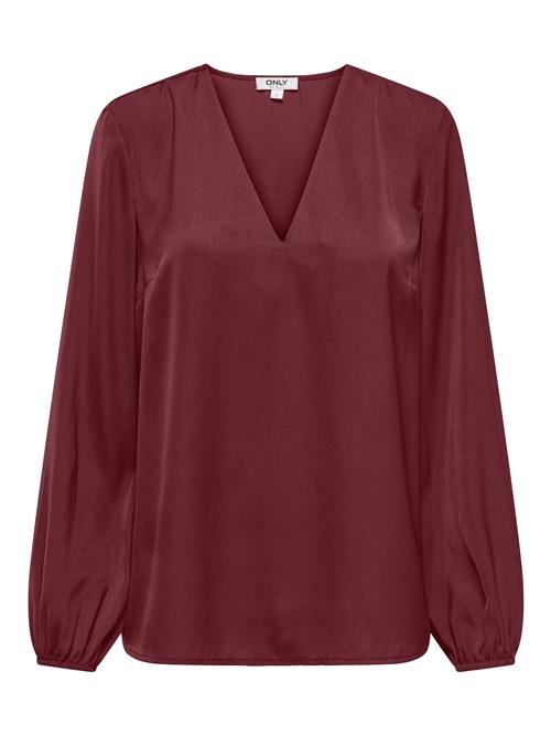 ONLY Bluse 'ONLLucy'  rød