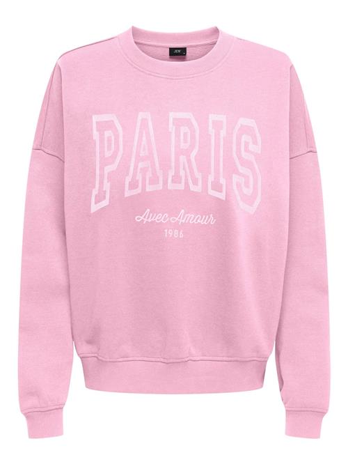 JDY Sweatshirt 'JDYMesa'  gammelrosa / hvid