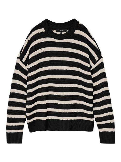 VERO MODA Pullover 'VMCalla'  creme / sort