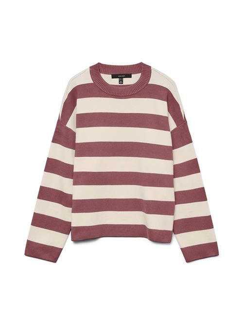 VERO MODA Pullover 'VMSilje'  creme / magenta