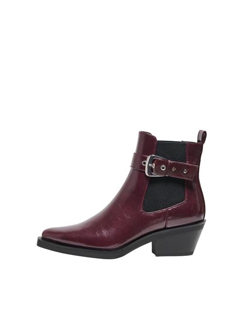 ONLY Chelsea Boots 'ONLAmie-1'  burgunder / sort