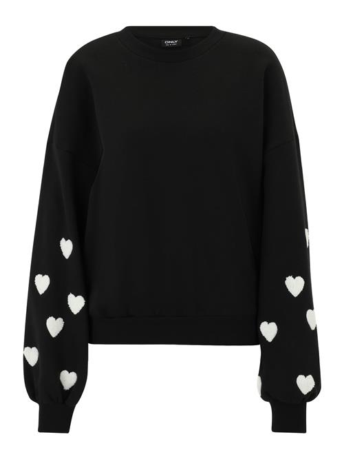 Only Tall Sweatshirt 'ONLMACY'  sort / hvid