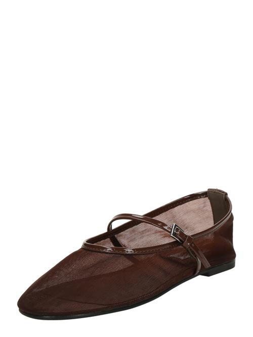 STEVE MADDEN Ballerinasko med rem 'Mash'  brun