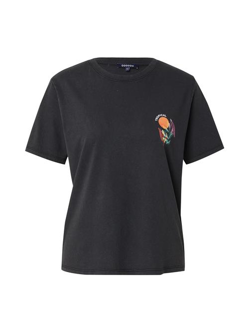 BONOBO Shirts 'CALICOUF'  petroleum / orkidee / orange / sort
