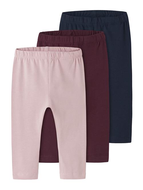 NAME IT Leggings  mørkeblå / bær / pastellilla