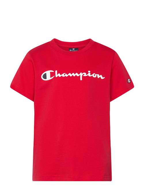 Se Crewneck T-Shirt Champion Red ved Booztlet