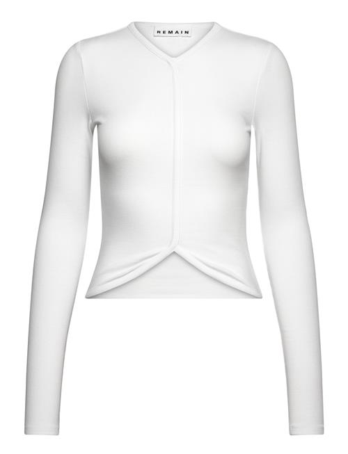 Se Long Sleeve Shirt REMAIN Birger Christensen White ved Booztlet