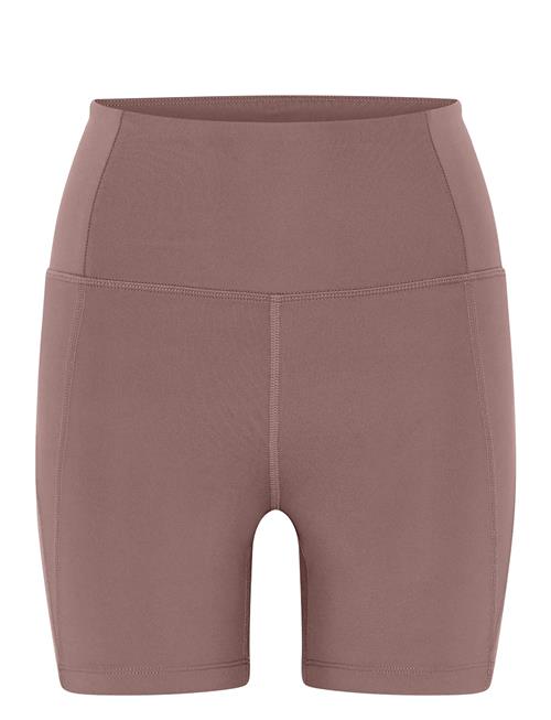 Compressive High-Rise Run Shorts Girlfriend Collective Brown